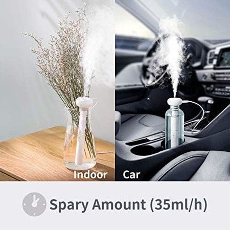 Mini Personal Humidifier for Car, Bedroom | Travel USB Small Humidifiers for Office