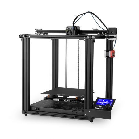 Creality Ender 5 Pro 3D Printer with Metal Extrusion Frame Capricorn Bowden PTFE Tubing 220x220x300MM