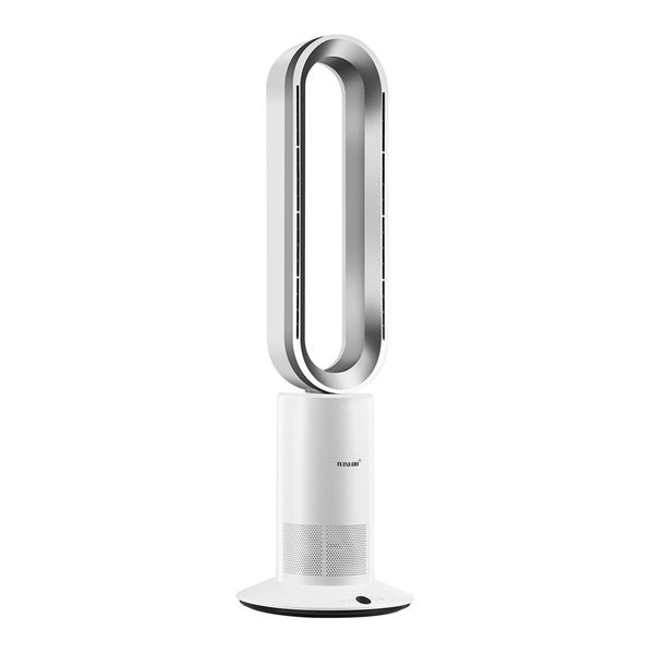 Bladeless Tower Fan 2 In 1 Heater Cool Hot Oscillating Heating with LED and Remote Control