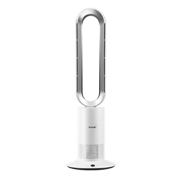 Bladeless Tower Fan 2 In 1 Heater Cool Hot Oscillating Heating with LED and Remote Control