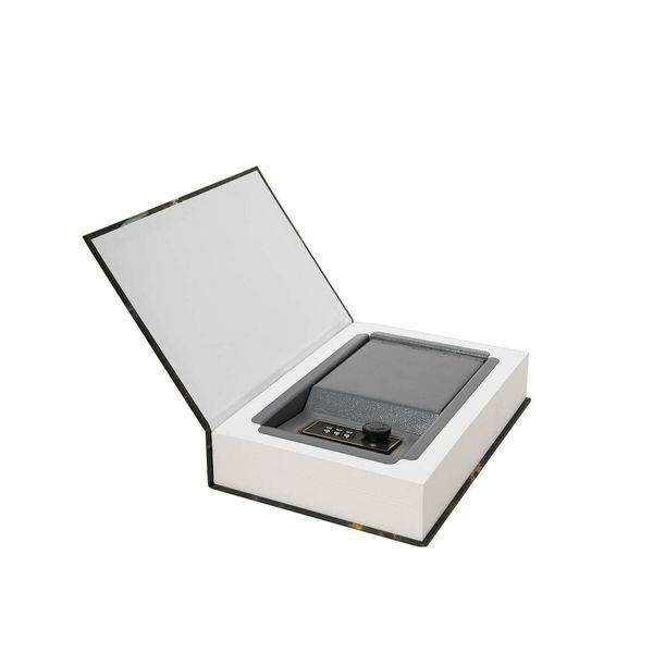 Size M Hidden Book Safe for Jewelry, Money and Cash, Hollow with Hidden Compartment PASSWORD Combination LOCK