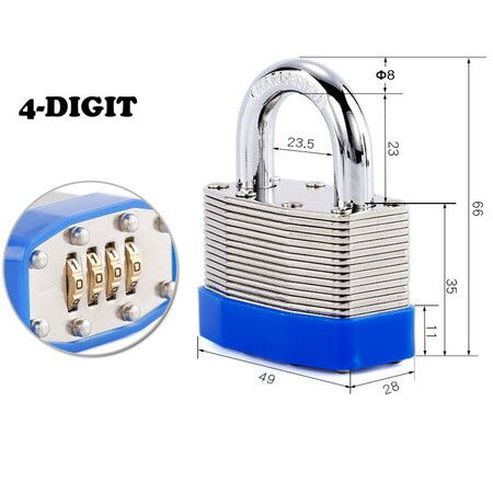 4-DIGIT Combination Heavy Duty Lock