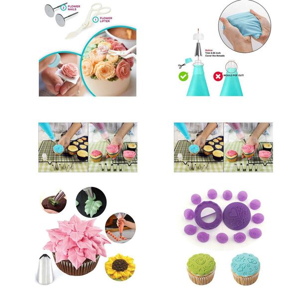 Cake Decorating Tools Kit, Baking Supplies for Beginners, Baking Pastry Tools,  137 PCS