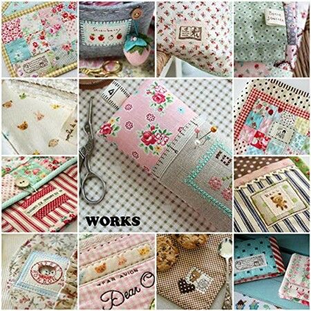 56pcs 25cm x 25cm Top Cotton Craft Fabric Bundle Squares Patchwork DIY Sewing Scrapbooking Quilting Dot Pattern