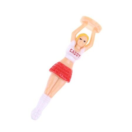 5pcs Cheerleaders Shaped Golf Ball Tees Holder