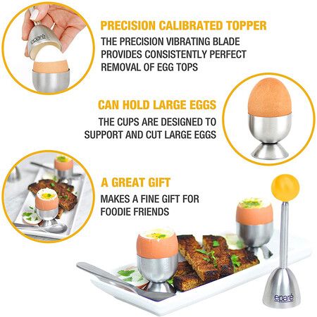 Egg Cracker Topper Set | Easy Eggs Opener