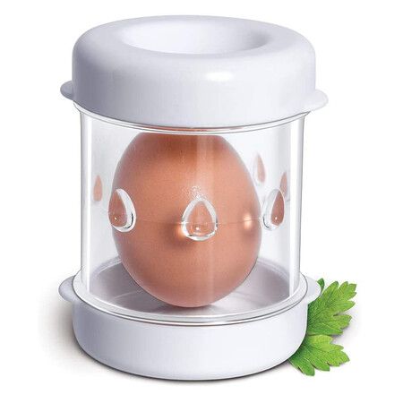 The Negg Boiled Egg Peeler White