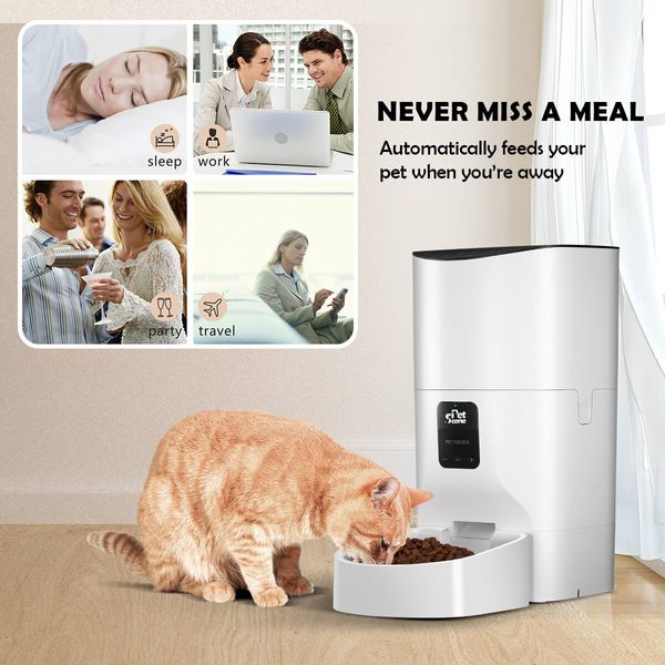 Automatic Pet Feeder Cat Feeder Dog Food Dispenser Wi-Fi Smart with App Remote Control  9L