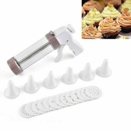 20Pcs Cookie Press Making Gun Biscuits Cake Mold Set Cookie Press Make Machine