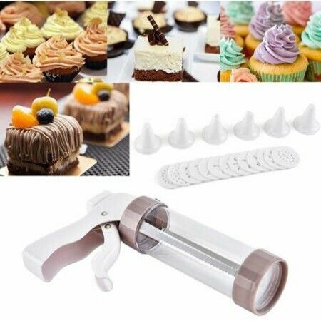 20Pcs Cookie Press Making Gun Biscuits Cake Mold Set Cookie Press Make Machine