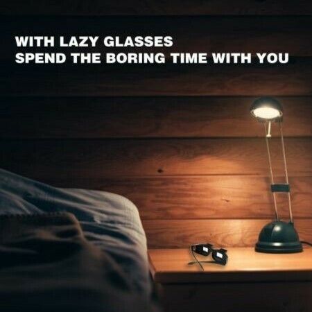 Lazy Glasses Prism Glasses Horizontal Glasses  Prism Periscope Lie Down Eyeglasses for Reading and Watch TV in Bed Unisex