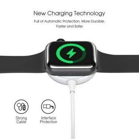 Watch Charger Magnetic Charging Cable for iWatch Portable Wireless Charging Cord Compatible with Apple Watch Series Se,6,5,4,3,2,1 (1M)