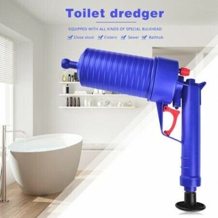 Air Drain Blaster, Sink Plunger, Air Power Toilet Plunger, Manual Pump Cleaner,Pipe Blaster, High Pressure Plunger for Bath/Toilet/Sink/Floor Drain/Kitchen Clogged Pipe