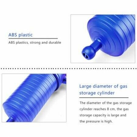 Air Drain Blaster, Sink Plunger, Air Power Toilet Plunger, Manual Pump Cleaner,Pipe Blaster, High Pressure Plunger for Bath/Toilet/Sink/Floor Drain/Kitchen Clogged Pipe