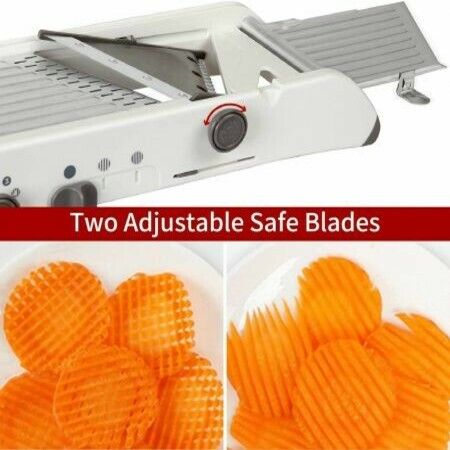 Stainless Steel Vegetable Julienner Mandoline Slicer  Adjustable Safe Grater Blades Vegetable Cutter Mandoline Slicer
