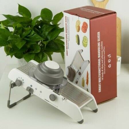 Stainless Steel Vegetable Julienner Mandoline Slicer  Adjustable Safe Grater Blades Vegetable Cutter Mandoline Slicer