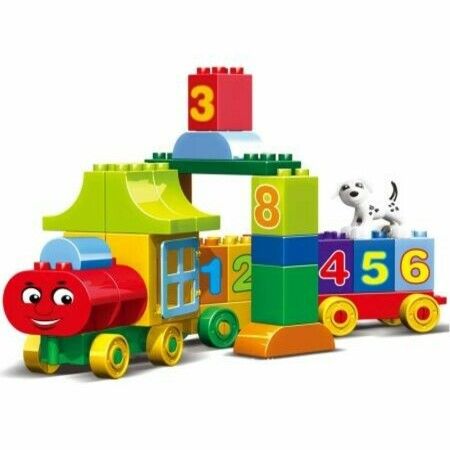 50PCS Learning and Counting Train Set Building Kit COMPATIBLE WITH LEGO My First Number Train 10847