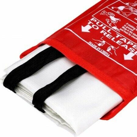 EXTRA LARGE Fire Blanket Fire Suppression Blanket 1.5m x 1.5m Fire Safety Blanket