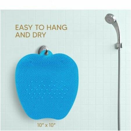 Shower Foot Massager Scrubber - Improves Foot Circulation & Reduces Foot Pain - Soothes Tired Achy Feet And Scrubs Feet Clean - Non Slip With Suction Cups