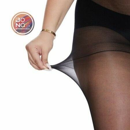 2Pairs Plus Size XXXL 20D Control Top Tights Ultra-Soft Panty Hose Black