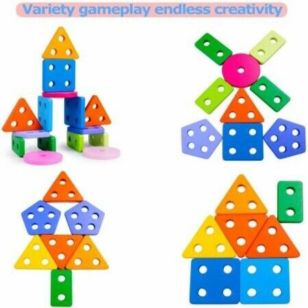 Wooden Educational Toys for 3 4 5 Year Old Boys Girls Toddler