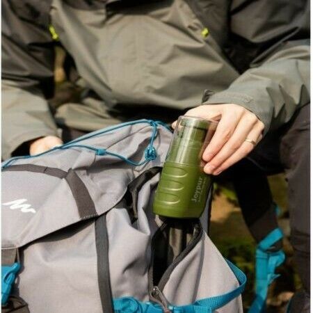 Outdoor Water Purifier Pump,3-Stage Water Filter,0.01 Micron Emergency Portable Water Filtered for Hiking,Survival Gear,Camping, Hiking, Backpacking