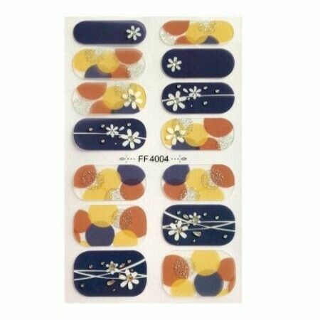 9 Sheets 5D Nail Art Stickers,Water Transfer Full Wraps Rhinestone For Acrylic Nails