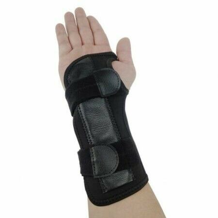 Night Wrist Sleep Support Brace  - Cushioned to Help With Carpal Tunnel and Relieve and Treat Wrist Pain ,Adjustable, Fitted-(left hand)