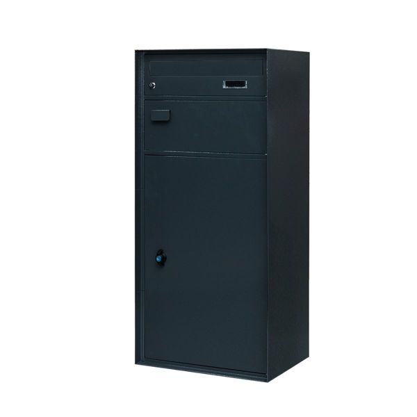 Metal Letter Box Mail Post Box Parcel Package Letterbox Lockable Mailbox