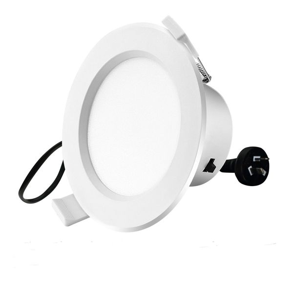 10x LED Downlight Kit Ceiling Bathroom Tri-colour CCT Changeable Dimmable Downlights 9W 90MM