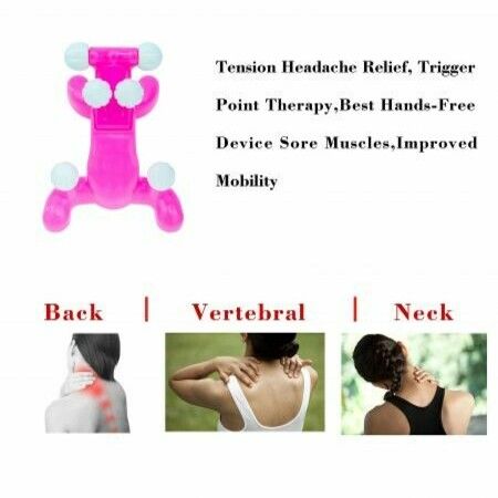 Tension Headache Relief Products, Cervical Traction for Neck Pain Relief, Massage Traction Pillow with 6 Trigger Point Therapy