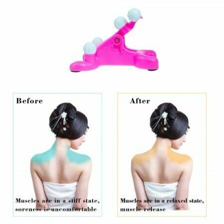 Tension Headache Relief Products, Cervical Traction for Neck Pain Relief, Massage Traction Pillow with 6 Trigger Point Therapy