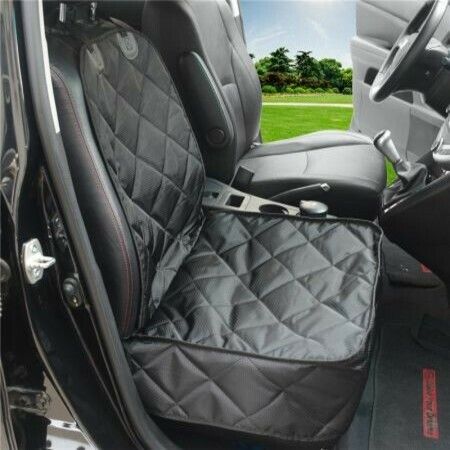 Football leather front seat cushion high frequency pressure TPU waterproof quilted cotton pet dual-use pet car seat mat