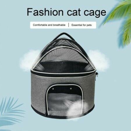 Travel Pet Cat Bag Breathable Portable Car Seat Backpack Travel Pet Bag Handbag Out Messenger Bag