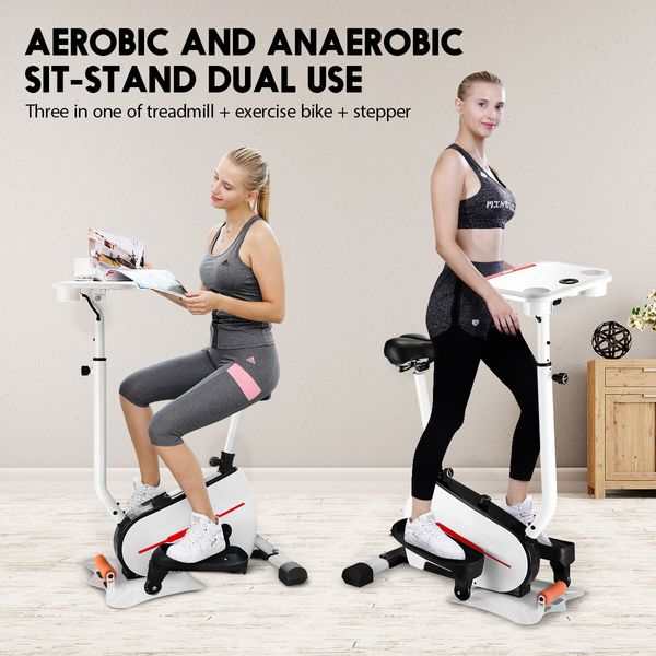 Genki Magnetic Cross Trainer Elliptical Machine Trainer Home Gym Equipment with Handlebars