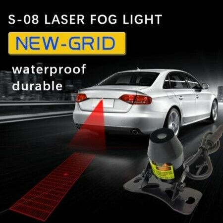 General Motors Motorcycle Rear-end Alarm Laser Fog Light Tail Light Anti-collision Warning Light (Meteor)