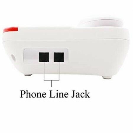 Senior Elderly Assisted Amplified Landline Phone with Emergency Large Numbers Corded Speakerphone