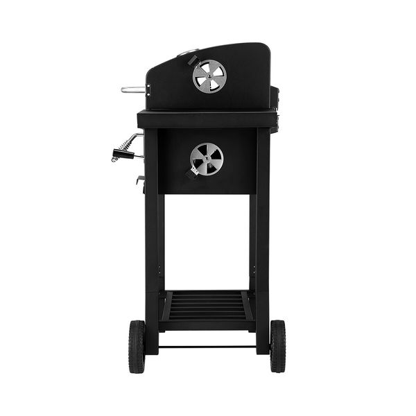 Aluminium Charcoal BBQ Grill Trolley Portable Cooking Grill Outdoor Barbecue Set for Picnic Patio Backyard Cooking