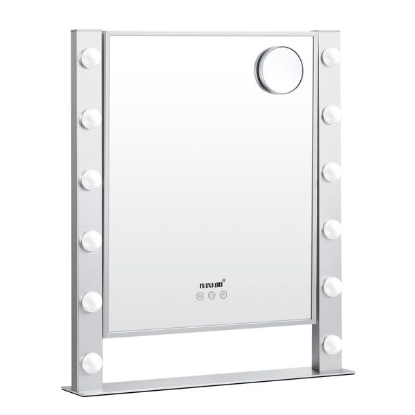 Maxkon Hollywood Makeup Mirror Lighted Vanity Mirror with 10 Dimmable Led Bulbs 3 Colours