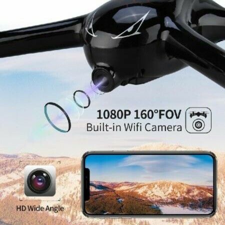 5G WiFi FPV With 1080P HD Camera 6-axis Gyro Altitude Hold Mode Brushless RC Helitcopter