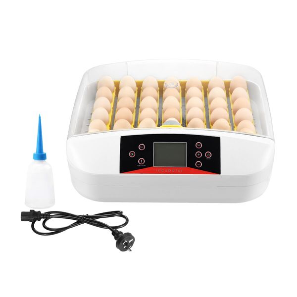 Automatic 42 Egg Incubator Digital Hatching Chicken Pigeon Quail Eggs Hatcher with LED Candle Lamps