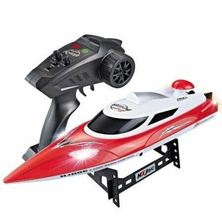 High-Speed 35km/h 200M Control Distance Cooling Overturn Reset pull fishnet Speedboat 2 batteries