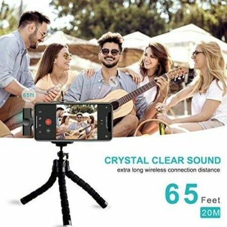 Plug-Play UHF Wireless Lapel Lavalier Microphone System for Video,Recording,YouTube Facebook Live Stream,Android TYPE-C