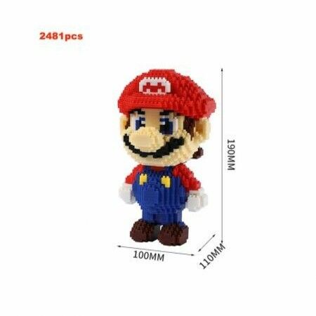 Super Mario Building Blocks Model Toys Educational Model Bricks Kids Toys Gifts