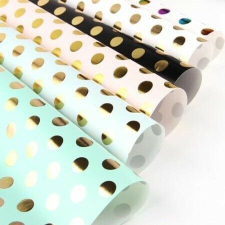 6 sheets 50*70cm Wrapping Paper for Wedding,Birthdays, Valentines,Easter, Mothers Day, Weddings, Baby Showers, Christmas