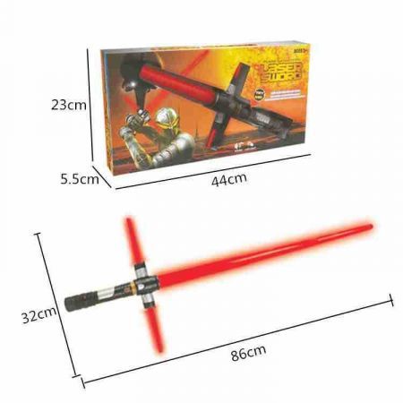 Star Wars Lightsaber Academy Level 1 Red Lightsaber Toy with Light-Up Extendable Blade 1 pack