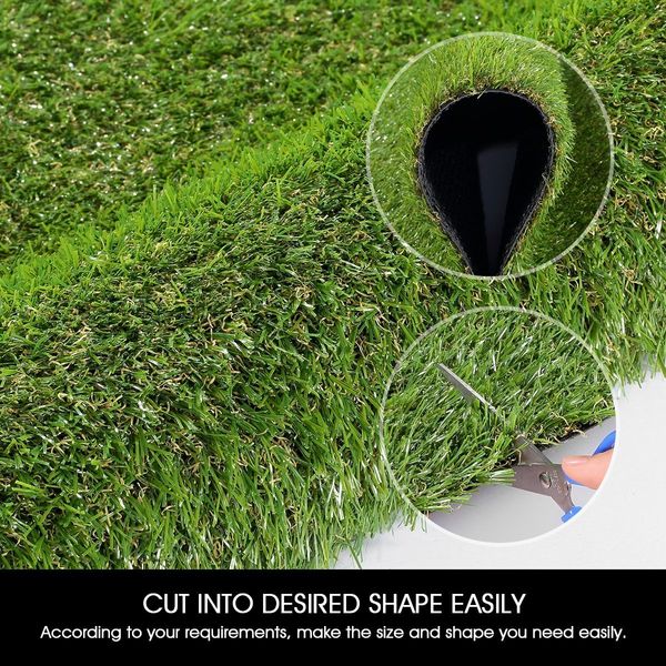 2Mx10M 32mm High-density artificial grass fake turf synthetic lawn -durable long lasting