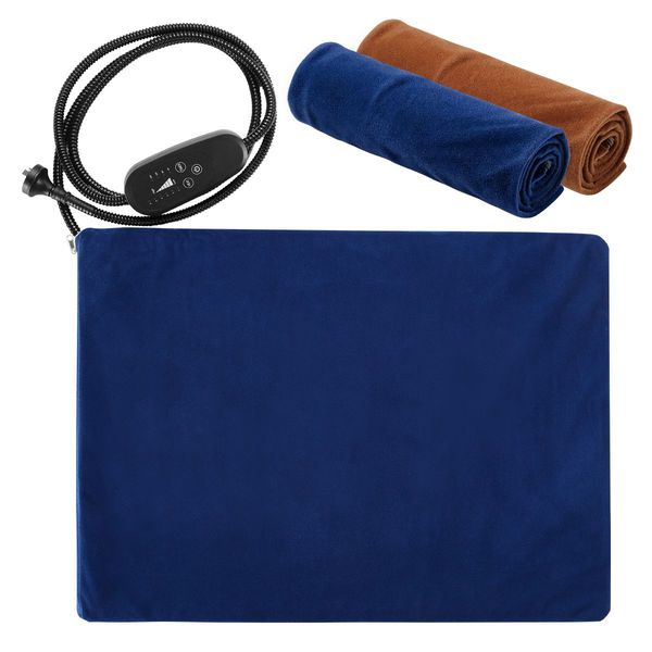 pet dog elderly cat L instant heating bed pad mat blanket chew-resistant & waterproof