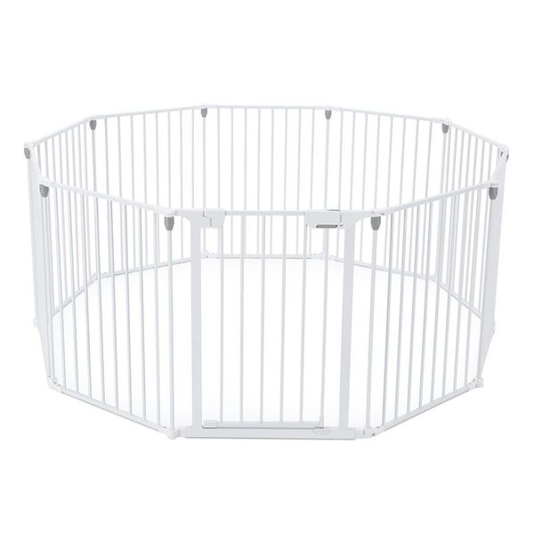 3 in 1 XXL 10 panels foldable kid baby toddler playpen safe gate play fence