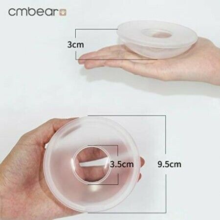 Breast Shell & Milk Catcher for Breastfeeding Relief Protect Cracked, Sore, Engorged Nipples & Collect Breast Milk collector shell 2pcs